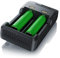CSL - Akku Ladegerät - Universal Batterie Ladegerät - Ladestation für wiederaufladbare Batterien AA und C sowie 18650 18500 18350 17670 16340 14500 10440