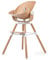 Childhome, Neugeborenen-Sitz, kompatibel mit Hochstuhl Evolu 2, 5-Punkt-Sicherheitsgurt, Verschiedene Neigungen, Hochwertiges Material, Buchenholz, Evolu Newborn Seat, Naturholz, Weiß