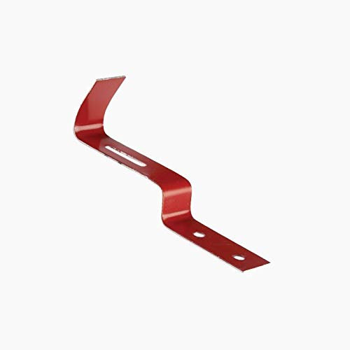 AGROHIT 50 Stueck Firstklammern Dachziegel Firstklammer Typ-U (50 Stueck) RAL 3011 Rot