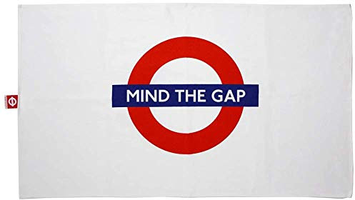 Licensed London Underground Baumwolle Tee Handtuch mit Mind The Gap Logo 740mm X 430mm ( GWC )