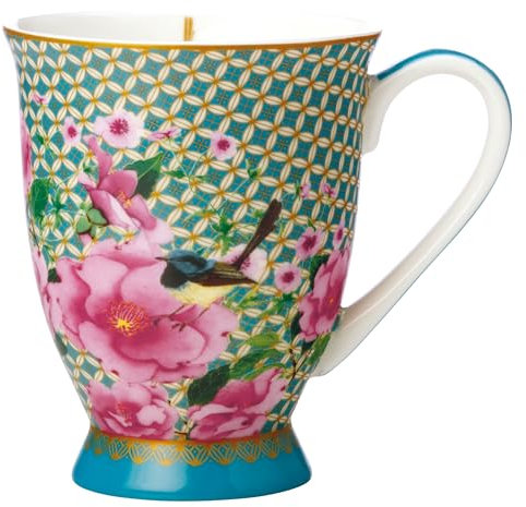 Maxwell & Williams Teas & C's Silk Road Mug sur pied Bleu turquoise 300 ml