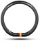 Ergocar Auto Lenkradbezug Rutschfester Auto Lenkradschutz D-Form Kohlefaser & PU Leder für Durchmesser 38cm (15 ) (Schwarz-G)