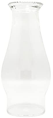 KOLIT Grande Cheminée de Lampe à Huile en Verre Transparent, Abat-Jour en Verre Borosilicaté Résistant à Chaleur pour Lampe à Pétrole, Coupe-Vent