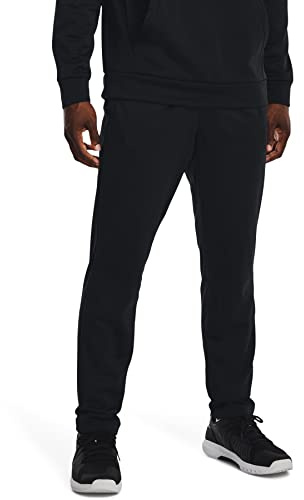 Under Armour Mens ArmourFleece Straight Leg Pant, (001) Black / / Black, Large