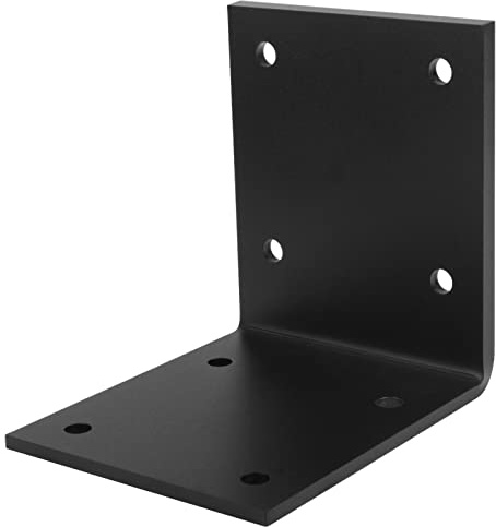 eoere 2 PCS 6x 5 Heavy Duty Steel Corner Brackets, 90 Degree Countertop Fireplace Mantel Support, Load 300lbs