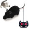MYCreator Fernbedienung Gefälschte Ratte Realistische Maus Katzenspielzeug Mäuse RC Spielzeug Katze Mäuse Tier Interaktive Spielzeug Figuren Katze Laufrad Kabellose Jagd Streich Witz Gruselige Trick