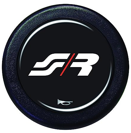 SIMONI RACING 1/B Pulsante Clacson Universale, Nero