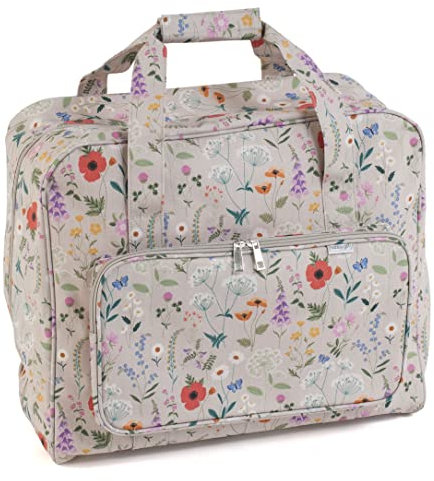 Hobby Gift Sewing Machine Travel Carry Storage Bag, Wildflowers