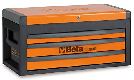 Beta RSC22 3 Drawer Portable Tool Chest/Top Box - Orange