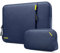 tomtoc 360 Protective Laptop Sleeve Set for 14-inch New MacBook Pro M4/M3/M2/M1 Pro/Max A3112 A3401 A3185 A2992 A2918 A2779 2024-2021, Water-Resistant MacBook Case Bag with Organized Accessory Pouch
