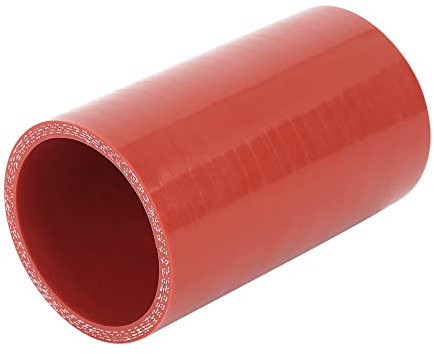 A ABSOPRO Coche Recto Manguera Acoplador Intercooler Tubo 55mm ID Rojo Silicona
