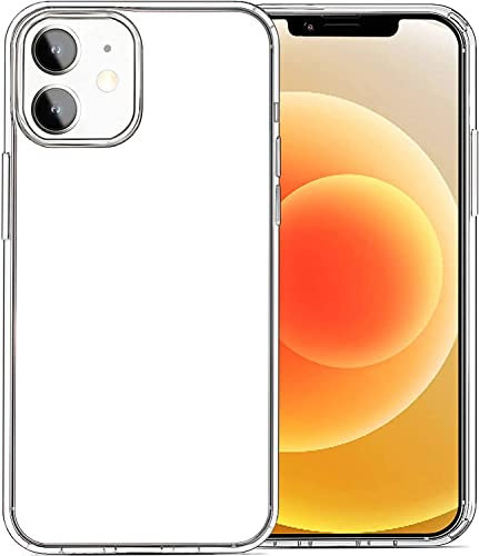 Cracksin Klar Silikon Hülle für iPhone 12 / iPhone 12 Pro [6.1 Zoll] Transparent Ultra Dünne weiche TPU Handyhülle Flexible Crystal Clear Case Cover Bumper Rückseite