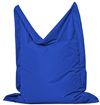 MB MILLINDABAG Rechteckig Sitzsack für Kinder Jugendliche und Erwachsene Beanbag Sitzen & Liegen Indoor & Outdoor Gaminggeignet & bereits gefüllt Sitzkissen (Blau, XL - 145 X 180 cm)