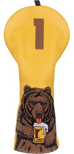 LZFAN Golf Club Head Cover Golf Head Cover Driver Headcover Fairway Wood Headcover Hybrid Club Head Cover