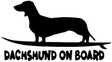 GAETOYEN Auto Sticker Autoaufkleber 22Cm(8.66 In) Lustiger Hund Autoaufkleber Fensterdeko Dackel An Bord Autos Motorräder Exterieur Zubehör Vinyl Aufkleber, (Csyj1S28571)