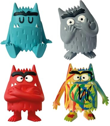 Comansi Mehrfarbiges Set Monster Kollektion (4 Figuren)