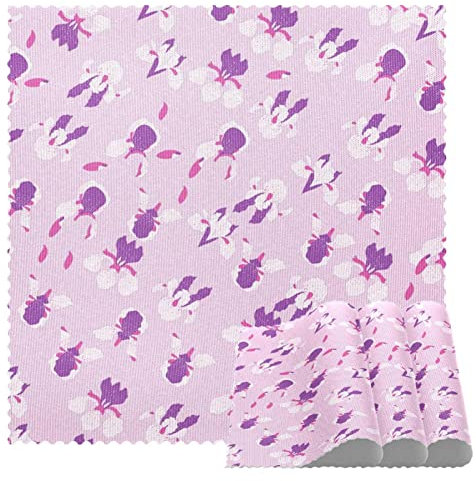 Quadratische Tischsets für Esstisch Set Iris Blumen Muster