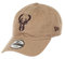 New Era Milwaukee Bucks NBA Team Khaki 9Twenty Unstructured Strapback Cap - One-Size