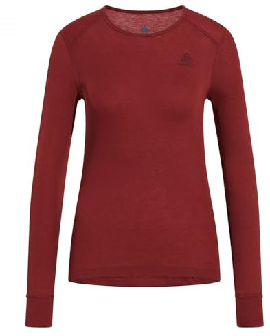 ODLO Thermounterwäsche Damen Active Warm I Langarm Thermoshirt I Warme Skiunterwäsche
