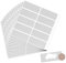 300 Stück Rubbelaufkleber Rubbel Etiketten Silber Rubbellose Scratch Sticker Rubbellos Aufkleber Label Rubbellose Selber Machen Rubbelkarten für Hochzeit Weihnachten Geburtstage, 65x25mm