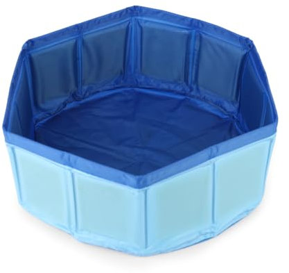 XIHIRCD Piscina Gatos, Mini Juguetes Acuáticos Gatos Juego Plegable Piscina Mascotas Piscina Interactiva Portátil para Gatos Aburridos de Interior, Diversión sin Fin (Sin Juguetes)