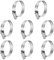 KSOIQPU 8 Pièces Collier De Serrage Tuyau Réglable 16-25 Mm,304 Inox,Collier Serrage Métallique,Pour Home Gaz,Famille Tuyau D'Eau,Câble,Robinet,Etc