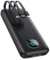 Power Bank Portable Charger with 3 Built-in Cables,Ultra Slim 13800mAh PD 3.0A USB-C Battery Pack,LCD Display 5 Outputs Travel Essentials Powerbank for iPhone 16/15/14/13/12 Series,Samsung,Android etc