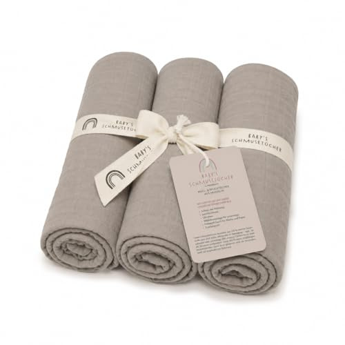 Musselin Spucktücher Baby - Mulltücher Baby Baumwolle - Musselin Tücher | Waschbare Musselin Tücher Baby - OekoTex geprüfte Mullwindeln - 70x70cm Baby Spucktücher für Mädchen & Junge - Spucktuch Set