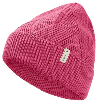 VAUDE Skomer Beanie, Beanie mit Merinowolle zum Wandern und für den Alltag, elastisch, atmungsaktiv und weich, Made in Germany