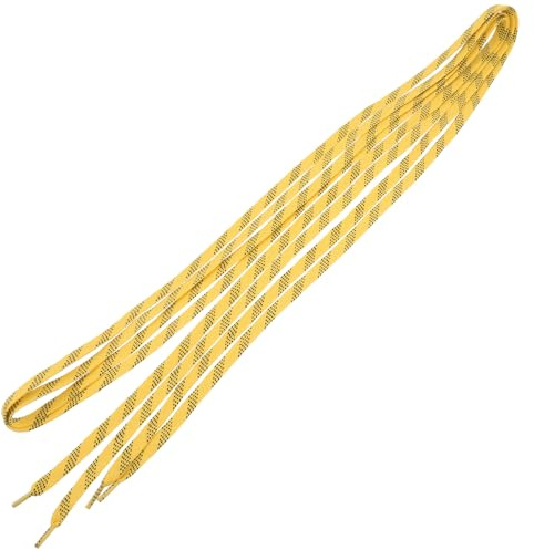 Abaodam 1 Paar Hockey Schnürsenkel für Eishockey und Schlittschuhe Flach Gewachst Polyester 244cm Ersatz für Sportschuhe und Skischuhe