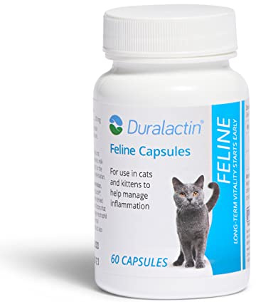 PRN Pharmacal Duralactin Feline, Joint Health Supplement, 60 Capsules