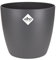 Elho Brussels Round 22 - Vaso per Interno - Ø 22.3 x H 20.6 cm - Nero/Anthracite