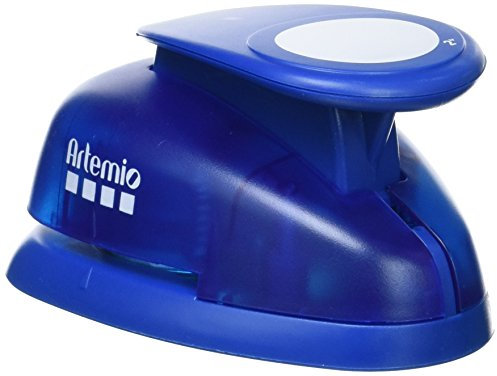 Artemio Perforatrice Géante Rond, Plastique, Blue, 11 x 7, 5 x 18 cm