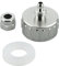 FILTROTECH 1Stk. Adapter, Anschluß 3/4 Zoll auf 1/4 Zoll PE Schlauch (6.35mm) mit Klemmverbindung für Side by Side Kühlschrank, Wasserfilter, Umkehrosmoseanlage