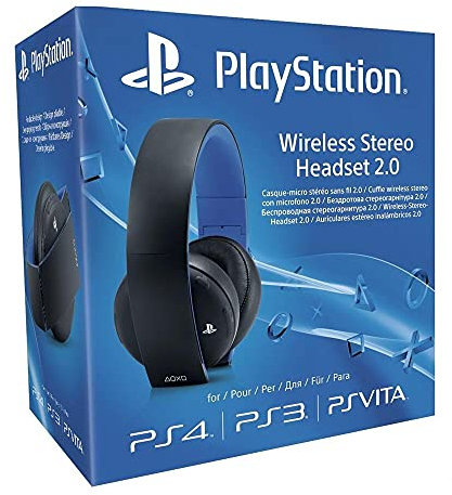 Micro-casque stéréo sans fil pour PS4 - Noir