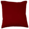 Hans-Textil-Shop Kissenbezug 50x50 cm Uni Bordeaux Rot Baumwolle Dekokissen Kissenhülle Couchkissen Sofakissen Deko Reißverschluss