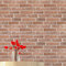 Blooming murale : 3d Pierre texturé Brique papier peint papier mural pour rouleaux Affiche murale pour décoration de cuisine Salon Chambre à coucher, 20.8 In32.8 ft = 57 SQ ft par rouleau, Rouge