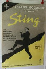 Sting – 1987 – 80 x 120 cm zeigt/Poster