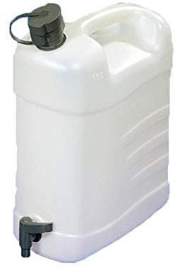 Pressol Combi-Kanister - Bidón de Agua con Grifo, Color Blanco