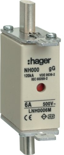 Hager LNH0006M NH-Sicherung 6A 3St.
