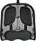 Fellowes - Mesh Professional Series - Respaldo Ergonómico de Rejilla - Cojín con Soporte Lumbar de Malla - Apoyo para la Espalda, Adaptable a Cualquier Silla. Ayuda a Mantener la Postura Correcta