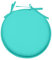 Lovely Casa CU4689022GAL-R Nelson Sitzkissen, rund, Polyethylen/Baumwolle, 40 cm, Celadon, 40 x 40 cm