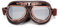LEAGUE&CO LEAGUE&CO Retrodesign Motorradbrille Pilotenbrille Schutzbrille Fliegerbrille Helm Brillen (Silber)