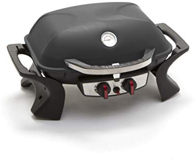 Barbecue a Gas 2 Fuochi con Termostato Regolabile | BBQ da Esterno con Griglia Professionale per Giardino, Casa e Campeggio