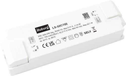 Flackerfrei LED Trafo 30W - 50W 700mA LED Netzteil Driver Treiber Transformator Flickerfree Konstantstrom