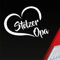 Hellweg Druckerei Stolzer Opa Liebe Herz Großvater Enkel Auto Aufkleber Sticker Heckscheibenaufkleber