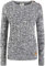 OXMO OXPhia Damen Strickpullover Grobstrick Pullover mit Rundhals-Ausschnitt 100% Baumwolle Regular fit, Größe:XL, Farbe:Insignia B (791991)
