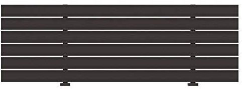 Clôture, Claustra, Brise-vue Megaluxfrance en Aluminium avec 6 lames serrées