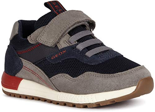 Geox Alben B - Navy/Grau Wildleder/Mesh 35 EU
