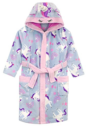 Harry Bear Ragazze Vestaglia Unicorn Viola 4-5 anni